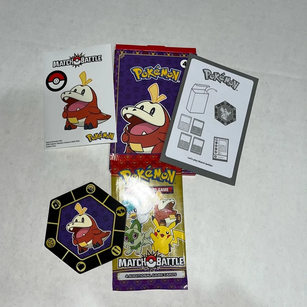 2023 McDonald’s Pokémon Happy Meal Toys Sealed Cards‎ #4 & #8